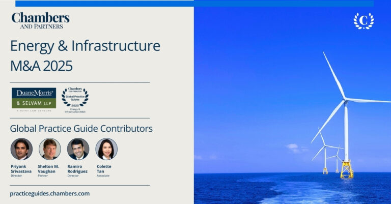 Chambers Energy & Infrastructure M&A 2025 Global Practice Guide – Duane